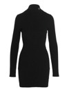 Alyx Black Turtleneck Minidress In Black