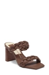 Dolce Vita Paily Braided Heeled Sandal In Espresso Stella