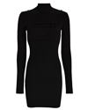 Monse Cut-out Merino Wool-blend Mini Dress In Blue