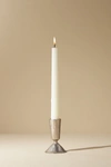 Anthropologie Elizabeth Taper Candlestick In Silver