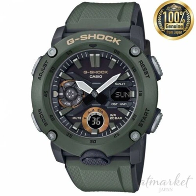 Pre-owned Casio Ga-2000-3ajf Watch G-shock Carbon Core Guard Structure Men's From Japan