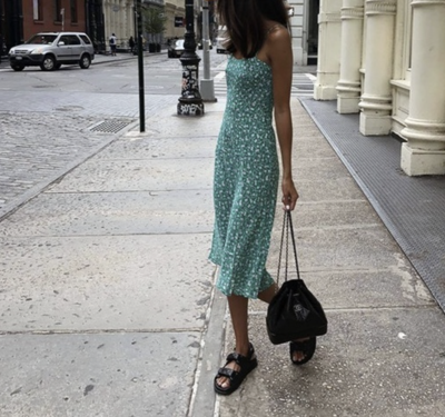 Pre-owned Réalisation Par Amelia Dress In Poison Ivy Size M Orig. $220 In Green