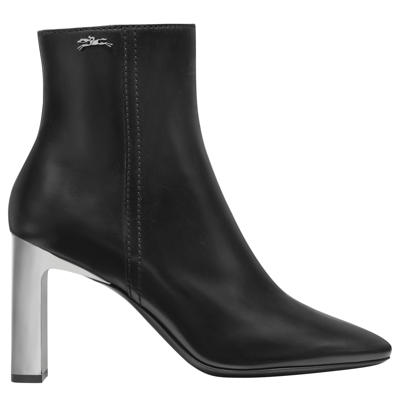 Longchamp High Heel Low Boots Fall-winter 2022 Collection In Black