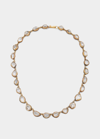 JUDY GEIB HERKIMER DIAMOND NECKLACE IN 18K GOLD AND SILVER