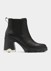 SOREL BREX LEATHER CHELSEA ANKLE BOOTS
