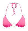 Melissa Odabash Miami Triangle Bikini Top In Flamingo