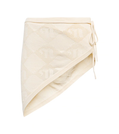 Nanushka Thorpe Crochet Beach Cover-up In Creme