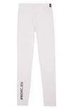 Moncler Technical Jersey Leggings In White