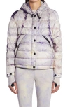 MONCLER RIVES TIE DYE PACKABLE DOWN PUFFER JACKET