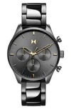 Mvmt Men's Chronograph Airhawk Gunmetal-tone Bracelet Watch 42mm In Grey