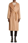 Max Mara Maxmara Manuela Belted Coat Camel In Camel