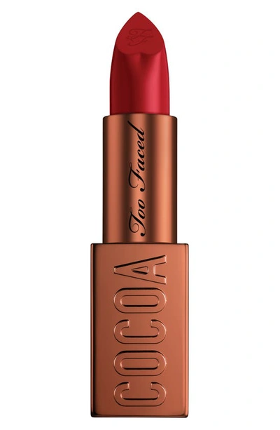 Too Faced Cocoa Bold Cream Lipstick Chocolate Lava 0.11 oz / 3.3 G