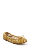 Sam Edelman Women's Felicia Ballet Flats Women's Shoes In Yellow