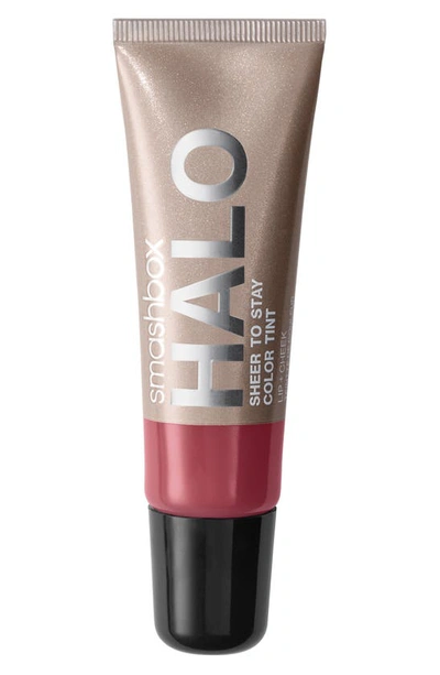 Smashbox Halo Sheer To Stay Cream Cheek + Lip Tint Pomegranate .34 oz / 10 ml