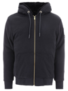 Moose Knuckles Linden Bunny Zip-up Hoodie In Black
