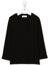PAOLO PECORA SOLID-COLOR LONG-SLEEVE T-SHIRT