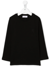 Paolo Pecora Solid-color Long-sleeve T-shirt In Black