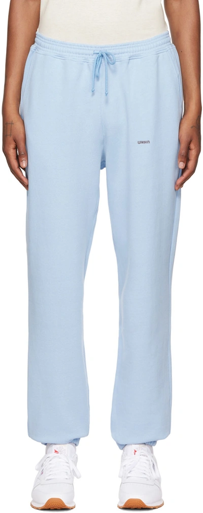 Unna Blue Slow Motion Lounge Pants In Serenity Blue