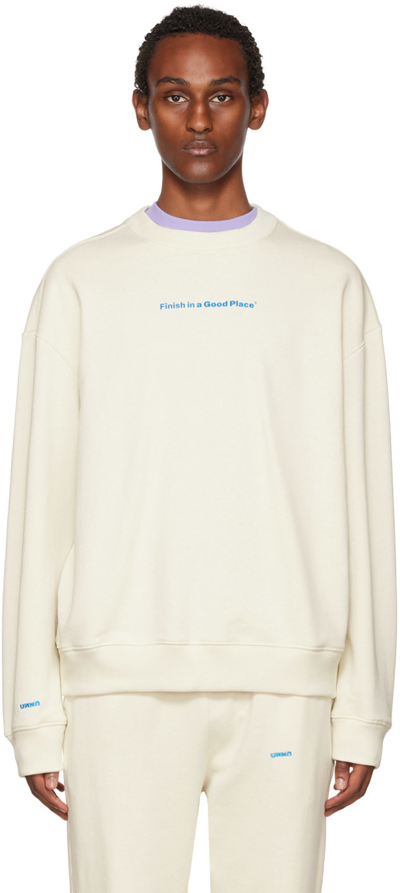 Unna Off-white Slow Motion Sweatshirt In Vanilla White
