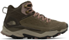 THE NORTH FACE BROWN EXPLORIS MID SNEAKERS