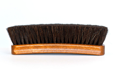 Wolf & Shepherd German-crafted Horsehair Brush In Brown