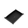 Smythson Small Rectangular Trinket Tray In Panama In Black