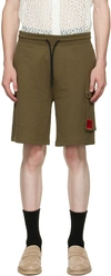 HUGO KHAKI DIZZI SHORTS