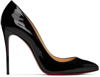 CHRISTIAN LOUBOUTIN BLACK PIGALLE FOLLIES 100 HEELS