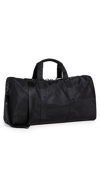 Stoney Clover Lane Classic Nylon Weekender Duffle In Noir/gold