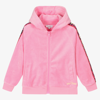 Marc Jacobs Kids' Pink Leopard Logo Tape Track Jacket