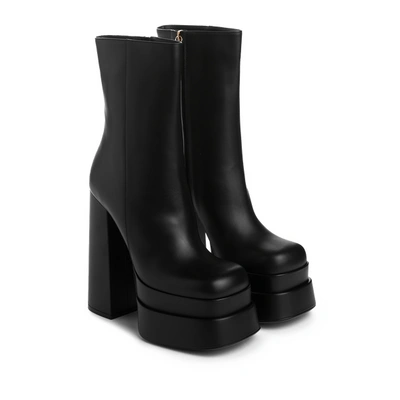 Versace Bottines À Plateforme En Cuir