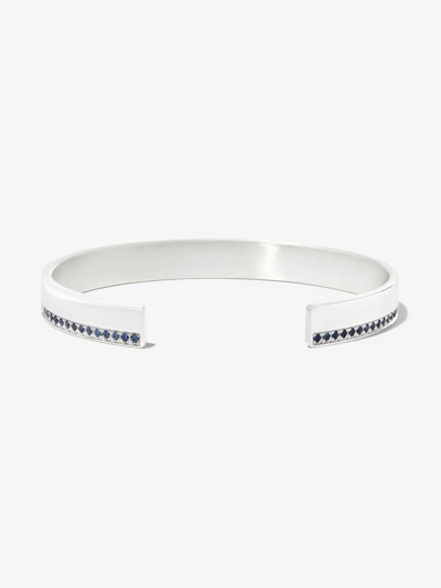 Le Gramme Sterling Silver Le 20g Polished Sapphire Bracelet Cuff
