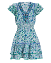 Poupette St Barth Women's Camila Floral Tiered Ruffle Minidress In Multi