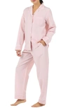 Papinelle Mia Organic Cotton Pajamas In Dusty Pink