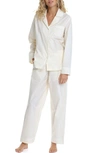 Papinelle Mia Organic Cotton Pajamas In Vanilla