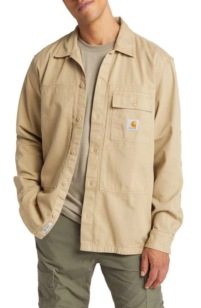 CARHARTT CHARTER ORGANIC COTTON TWILL SHACKET 