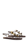 Tory Burch Knotted Slide Sandal In Coconut