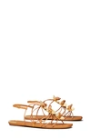Tory Burch Knotted Slide Sandal In Elba Camello