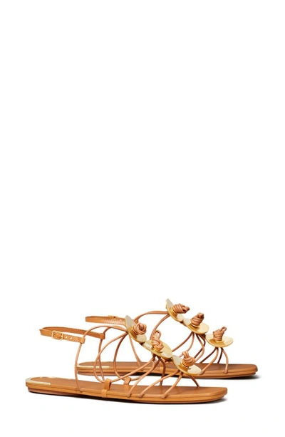 Tory Burch Knotted Slide Sandal In Elba Camello