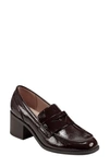 Bandolino Maude Penny Loafer In Plum Patent