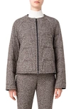 AKRIS ZIP FRONT REVERSIBLE JACKET