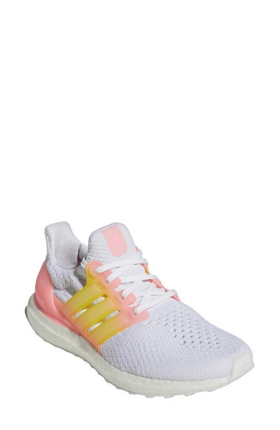 Adidas Originals Adidas Women's Ultraboost 5.0 Dna Running Shoes In White/pink/yellow