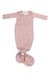 Copper Pearl Babies' Newborn Knotted Gown In Maeve