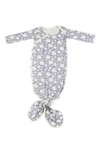Copper Pearl Babies' Newborn Knotted Gown In Lacie