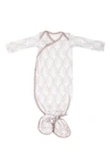 Copper Pearl Babies' Newborn Knotted Gown In Bliss