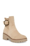 Blondo Dahlia Waterproof Bootie In Sand Suede