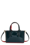 Christian Louboutin Nano Cabata East/west Leather Tote In Vosges