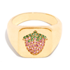 FRASIER STERLING STRAWBERRY JAM RING