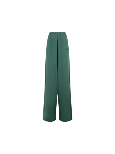 Vetements Wide Sweatpants In Police Green