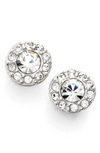 GIVENCHY SMALL CRYSTAL STUD EARRINGS,60367026